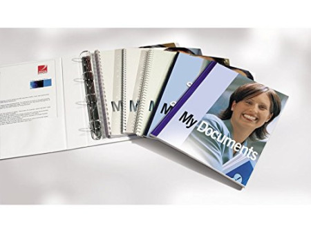 GBC Bande de classement FileStrips, reliure plastique/métal