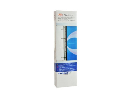 GBC Bande de classement FileStrips, reliure plastique/métal
