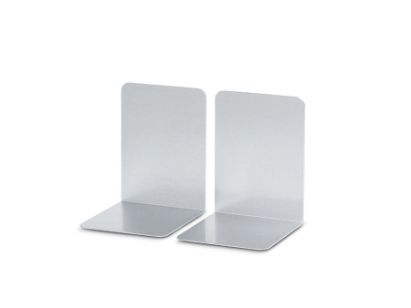 MAUL Serre-livres, en aluminium, (L)120 x (P)120 x (H)175 mm