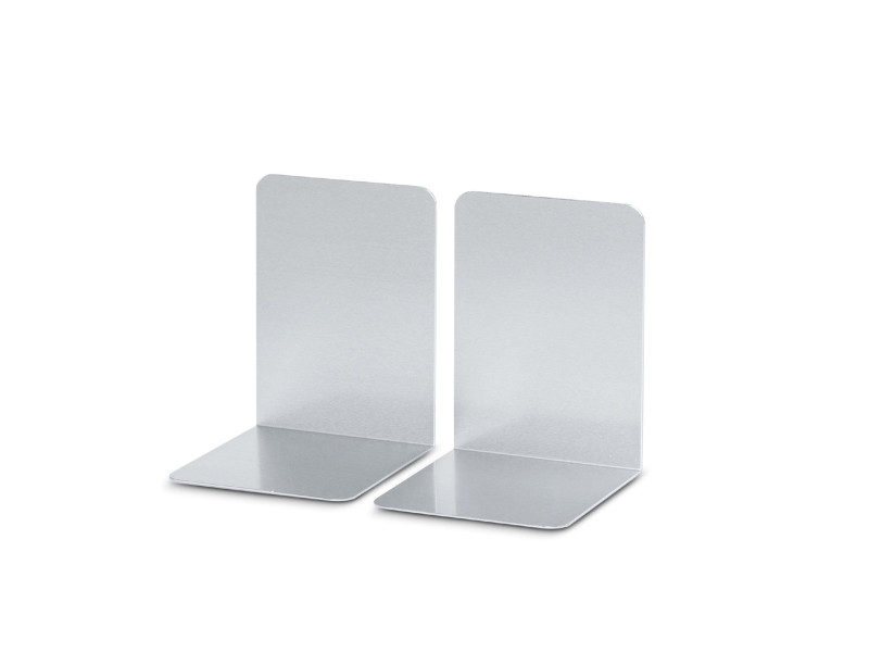 MAUL Serre-livres, en aluminium, (L)120 x (P)120 x (H)175 mm