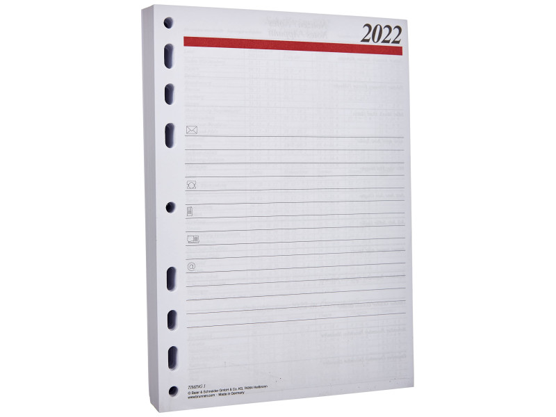 rido idé Calendrier pour agenda 'Calendrier journalier' 2026