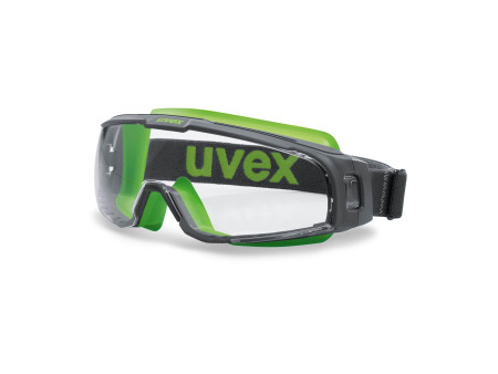 uvex Lunettes panoramiques u-sonic, teinte : transparent