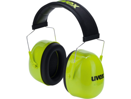 uvex Coquille anti-bruit K4, vert fluo