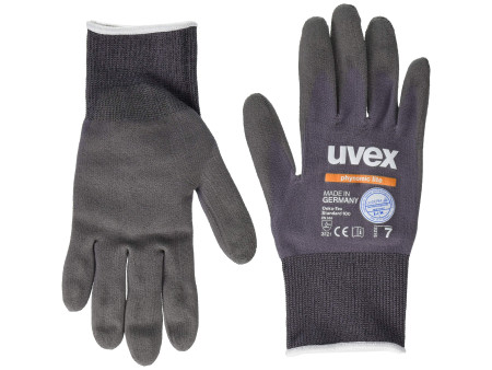 uvex Gants de travail phynomic lite, T. 07, gris