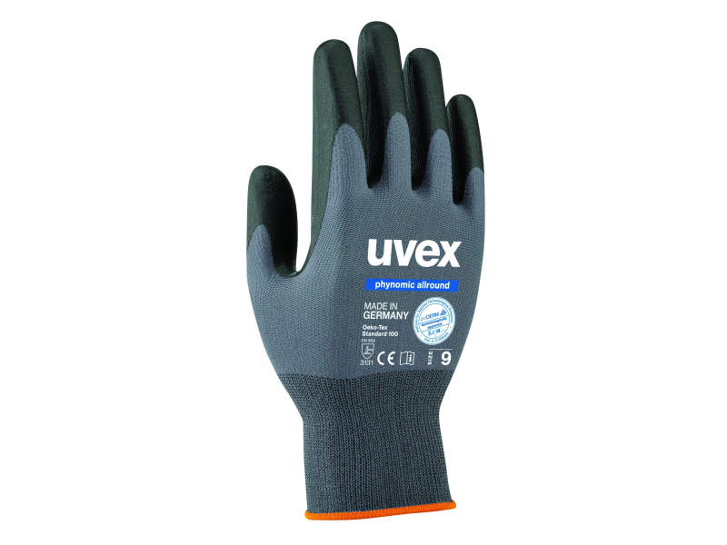 uvex Gants de travail phynomic allround, T. 08