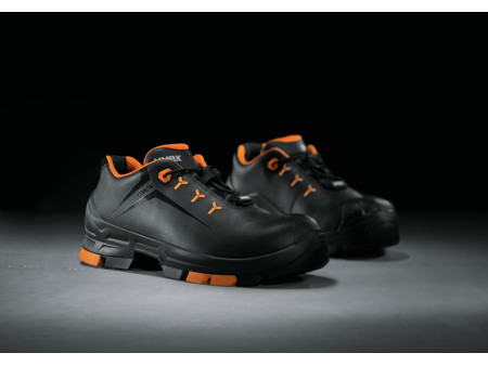 uvex 2 Chaussures basses S3 SRC, T. 43, noir/orange