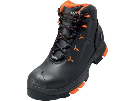 uvex 2 Chaussures montantes S3 SRC, T. 42, noir/orange