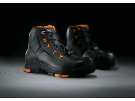 uvex 2 Chaussures montantes S3 SRC, T. 44, noir/orange