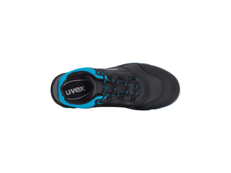 uvex 2 xenova Chaussures basses S3 SRC, T. 46, noir/bleu