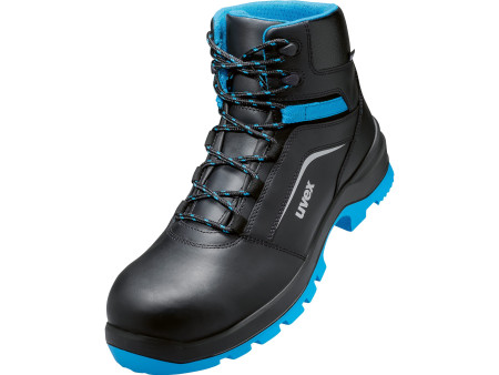 uvex 2 xenova Chaussures montantes S2 SRC, T. 46, noir/bleu