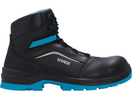 uvex 2 xenova Chaussures montantes S2 SRC, T. 46, noir/bleu