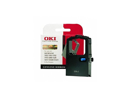OKI Ruban pour OKI ML182/ML192/ML193/ML280, noir