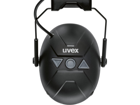 uvex Casque antibruit aXess one, noir