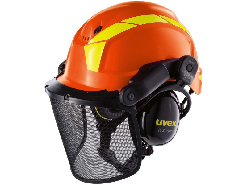 uvex Casque de sécurité pheos forestry, orange