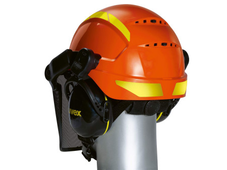 uvex Casque de sécurité pheos forestry, orange