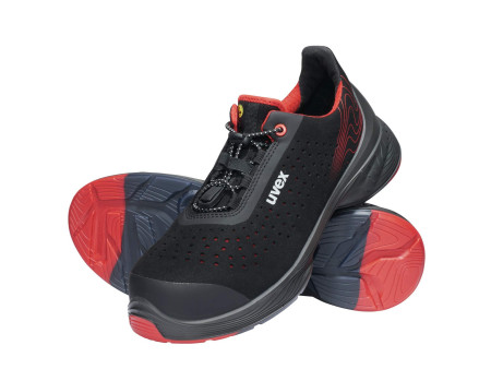 uvex Chaussure basse de sécurité 1 G2 S1P, pointure 39, noir