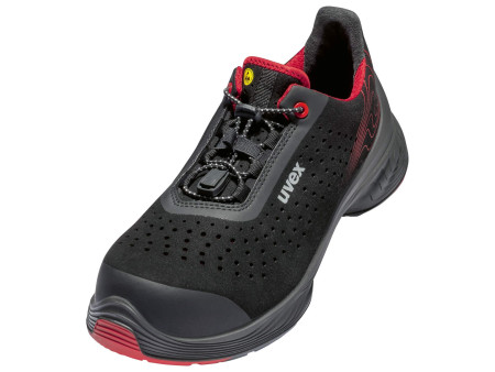 uvex Chaussure basse de sécurité 1 G2 S1P, pointure 43, noir