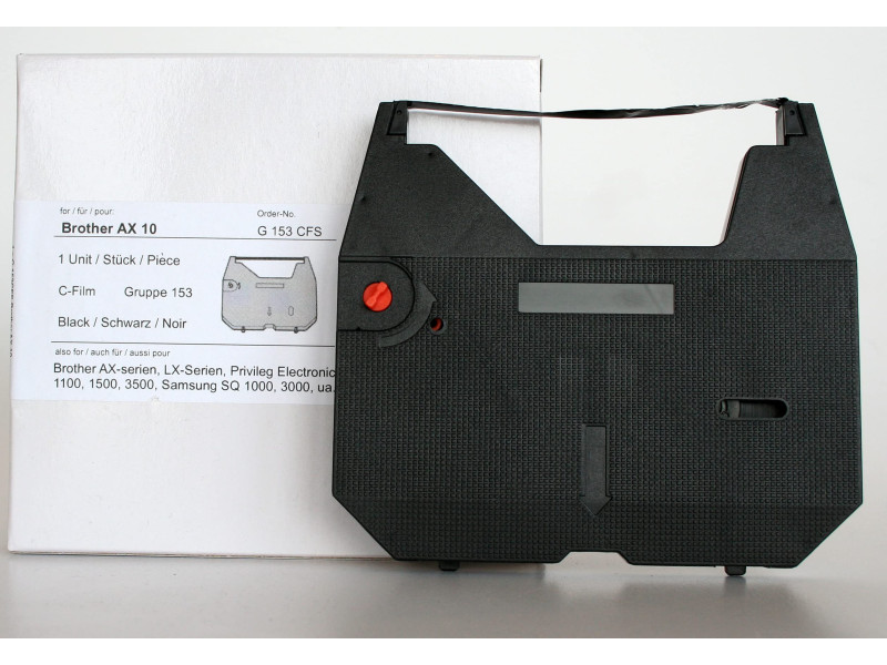 RADEX Ruban encreur, brother AX 10, fibres de carbone, noir