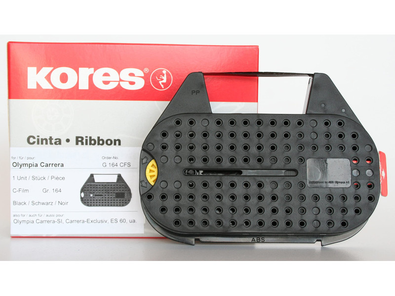 Kores Ruban encreur pour Olympia Carrera SI, noir