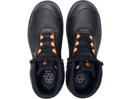 uvex 3 Chaussures montantes S3, noir/orange, pointure 46