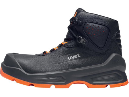 uvex 3 Chaussures montantes S3, noir/orange, pointure 46