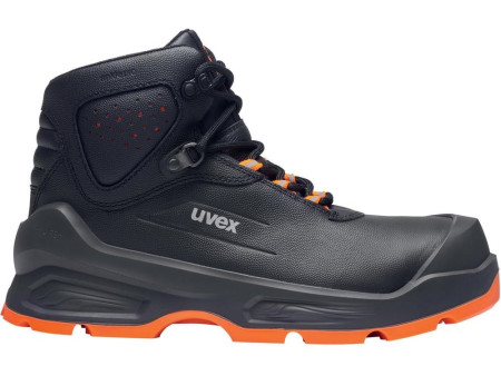 uvex 3 Chaussures montantes S3, noir/orange, pointure 51