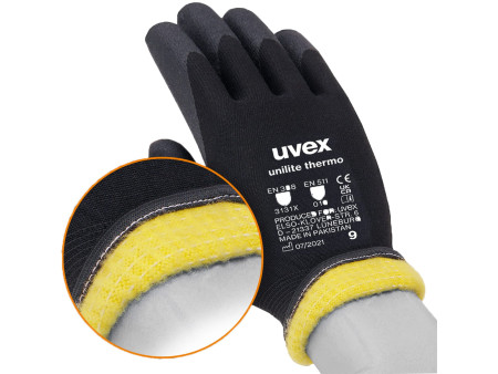uvex Gants de protection unilite thermo plus, taille 8