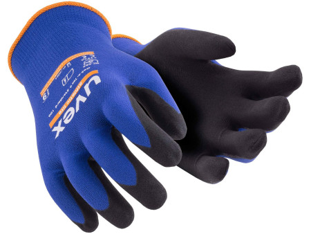uvex Gants de travail athletic lite, bleu/anthracite, T. 8