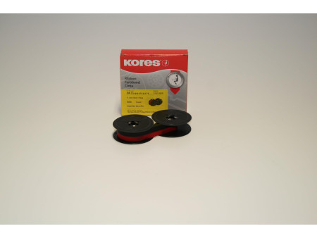 Kores Ruban encreur, groupe 1, format DS, soie, noir/rouge