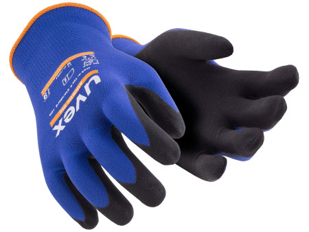 uvex Gants de travail athletic lite, bleu/anthracite, T. 10