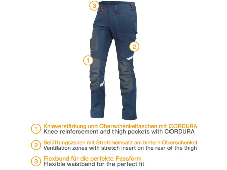 uvex Pantalon pour femmes regular fit suXXeed, taille 42