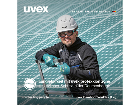 uvex Gants de protection Bamboo TwinFlex D xg, taille 6
