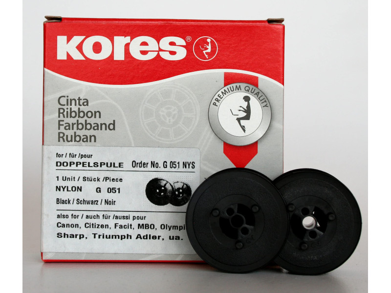 Kores Ruban encreur, groupe 51, Canon/OLYMPIA, nylon, violet