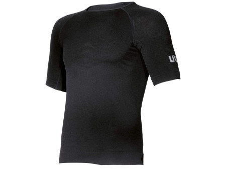 uvex T-shirt à manches courtes pour hommes, 3XL, noir