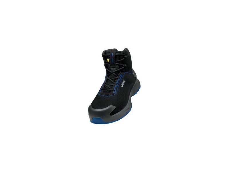 uvex 1 x-craft Chaussure montante S2, pointure 38, noir/bleu