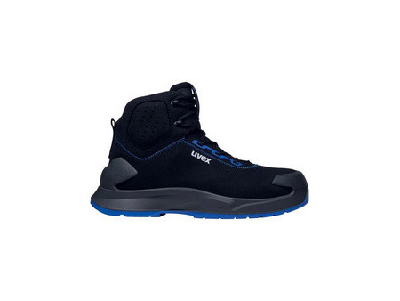 uvex 1 x-craft Chaussure montante S2, pointure 50, noir/bleu