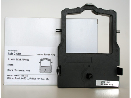 RADEX Ruban encreur pour C.ITOH 650, nylon, noir