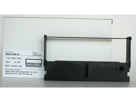 Kores Ruban encreur pour Epson ERC 32, nylon, noir