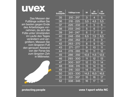uvex 1 sport white nc Chaussure basse O2, pointure 50, blanc