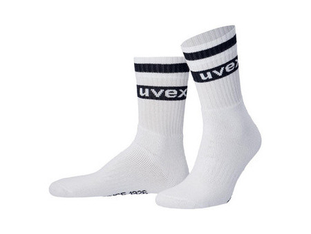 uvex Chaussette 'Basic', taille 35-38, pack de 3, blanc