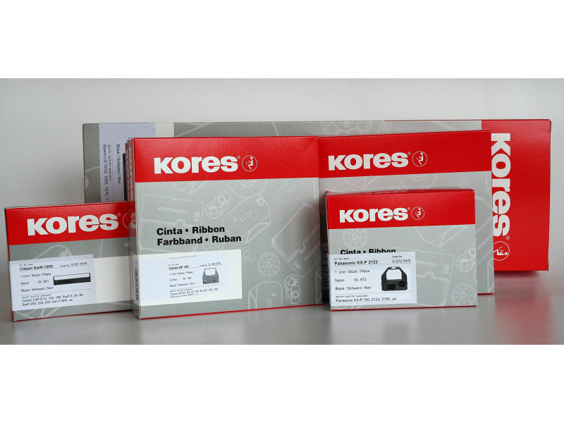 Kores Ruban encreur pour Epson LQ 1000, nylon, noir