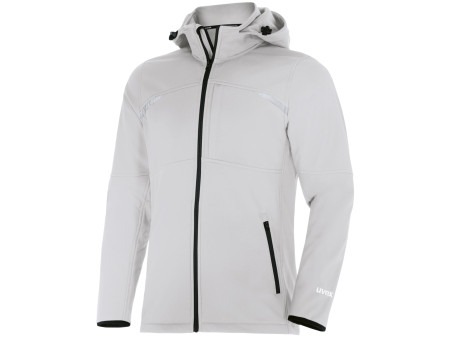 uvex Veste Softshell suXXeed craft, L, blanc