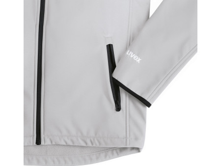 uvex Veste Softshell suXXeed craft, 3XL, blanc