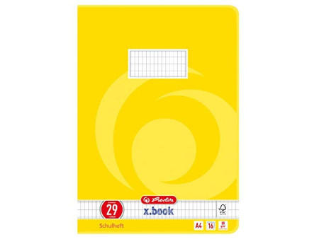 herlitz Cahier x.book, A4, réglure 26 / quadrillé