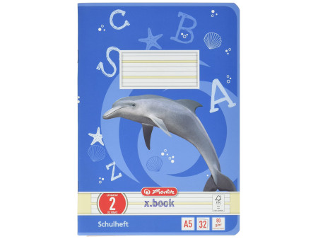 herlitz Cahier scolaire x.book, A5, linéature 2