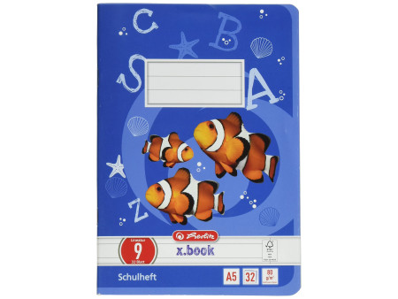 herlitz Cahier scolaire x.book, A5, linéature 9