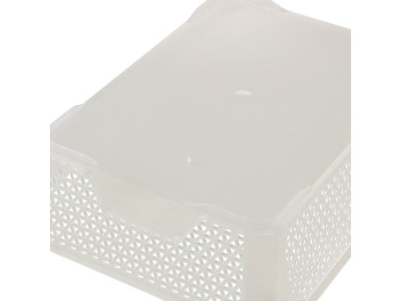 keeeper Corbeille de rangement 'mirko', A5, transparent