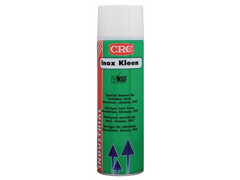 CRC INOX KLEEN Nettoyant pour acier inoxydable, spray de 500