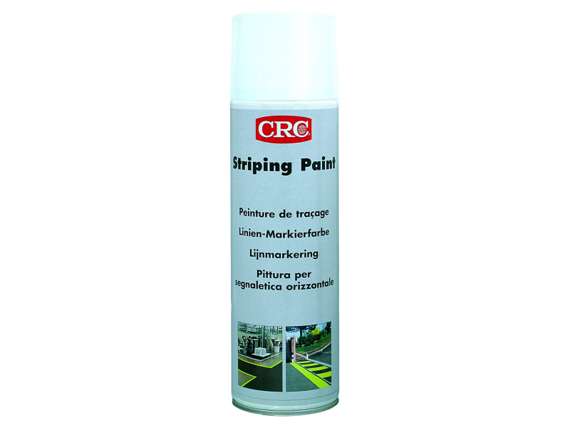 CRC Peinture de traçage 'STRIPING PAINT', spray 500ml, blanc
