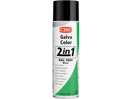 CRC Laque protectrice de peinture GALVACOLOR 2in1, noir,